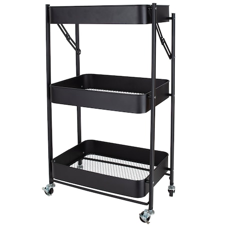Organize It All Iron, 17.72 in L, 11.81 in W, 17.72 in H NH-14243-BLK